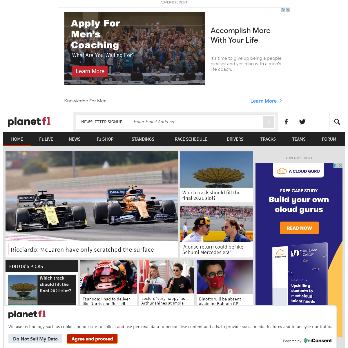 A complete backup of planetf1.com