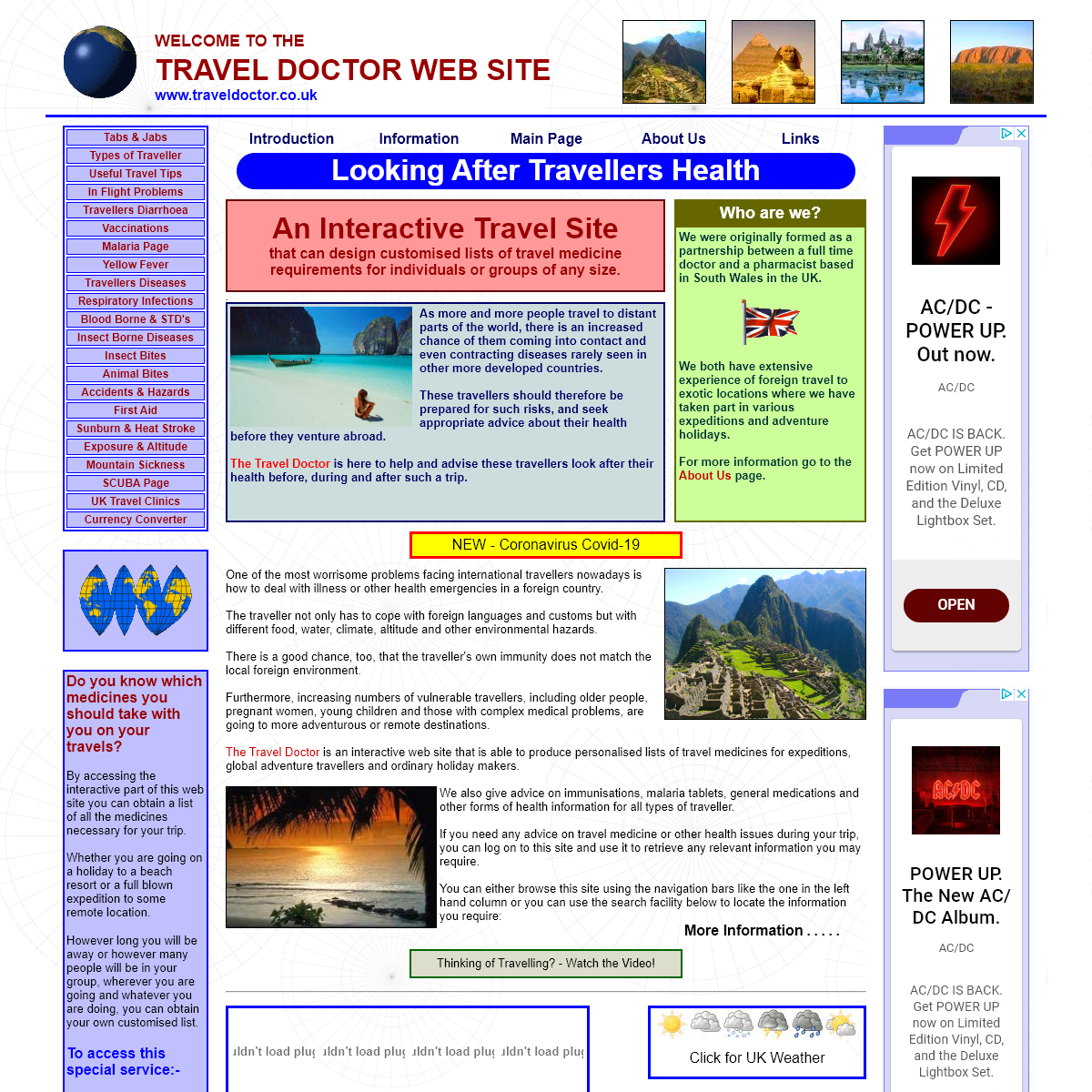 A complete backup of traveldoctor.co.uk