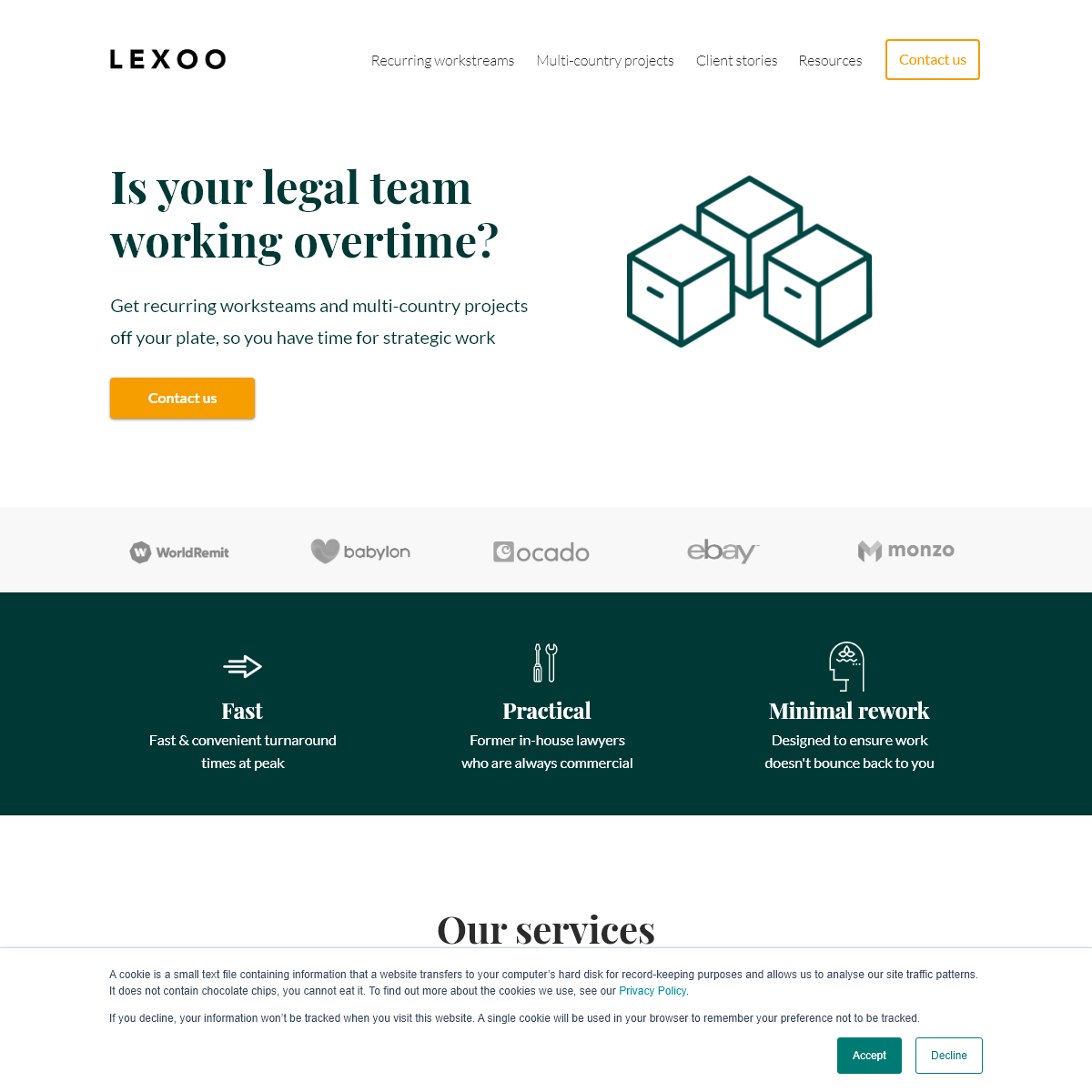 Lexoo - Get recurring legal work off your plate