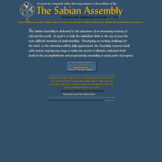 A complete backup of sabian.org