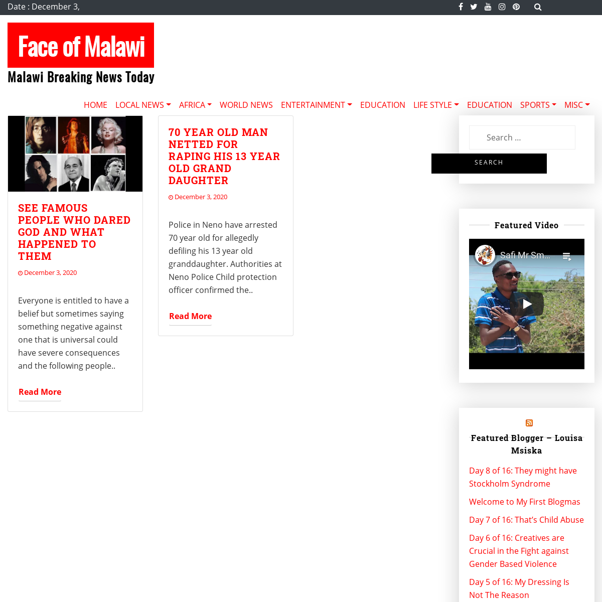 A complete backup of faceofmalawi.com