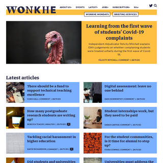 A complete backup of wonkhe.com