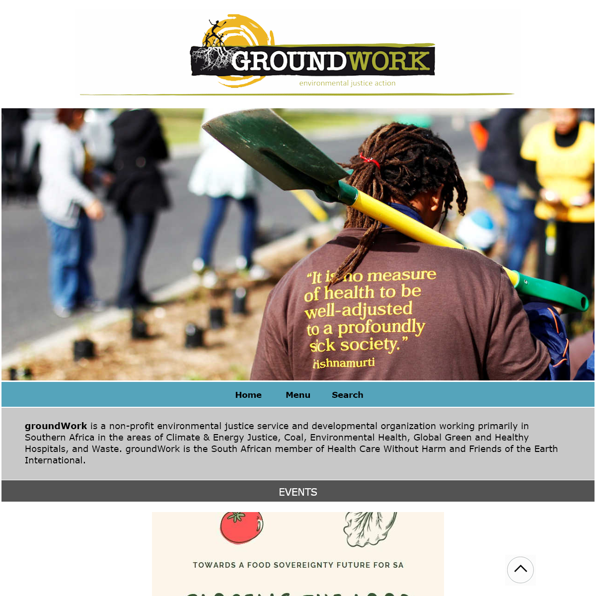 A complete backup of groundwork.org.za