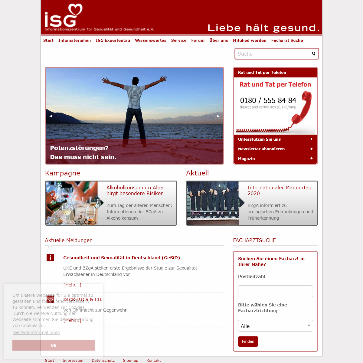 A complete backup of isg-info.de