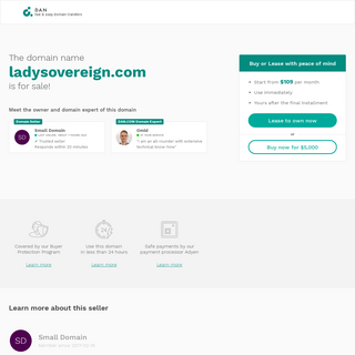 A complete backup of ladysovereign.com