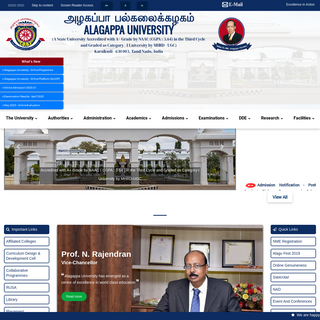 A complete backup of alagappauniversity.ac.in