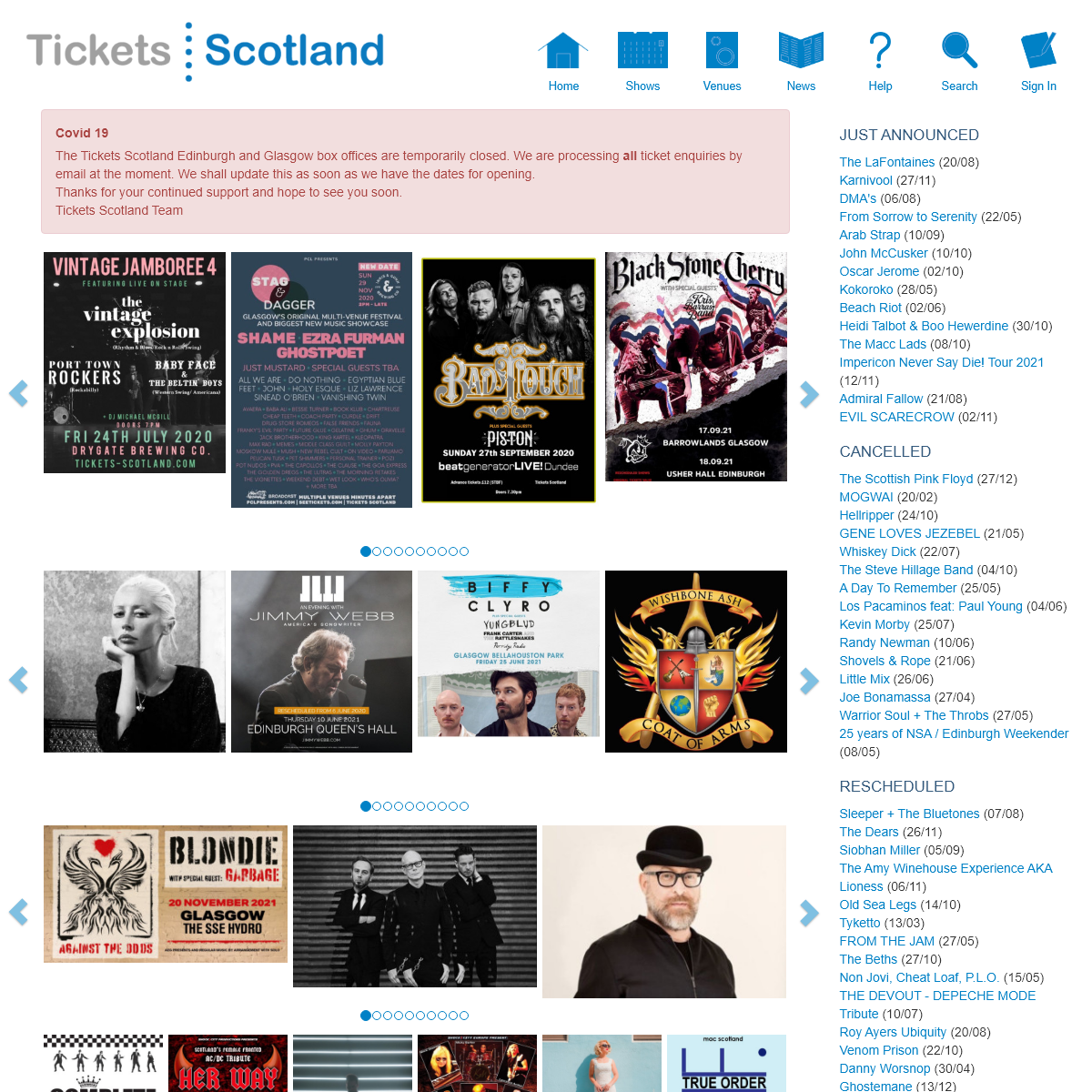 A complete backup of tickets-scotland.com