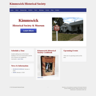 A complete backup of kimmswickhistoricalsociety.com