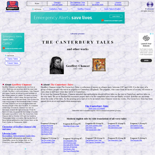 Geoffrey Chaucer (1342-1400) - -The Canterbury Tales- (in middle english and modern english)