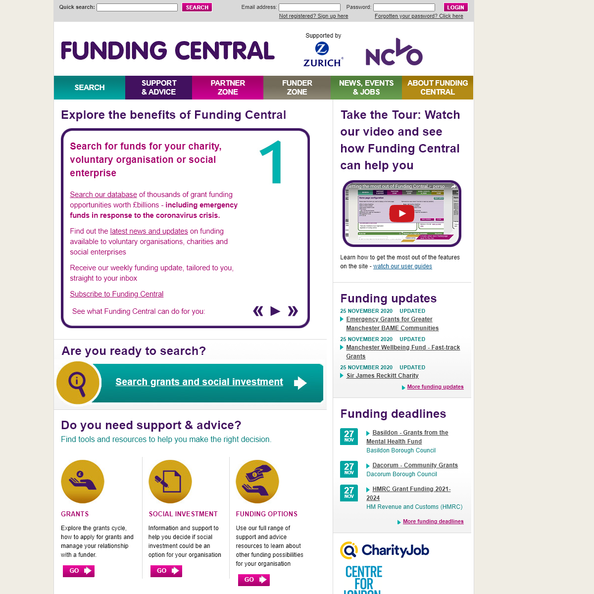 A complete backup of fundingcentral.org.uk