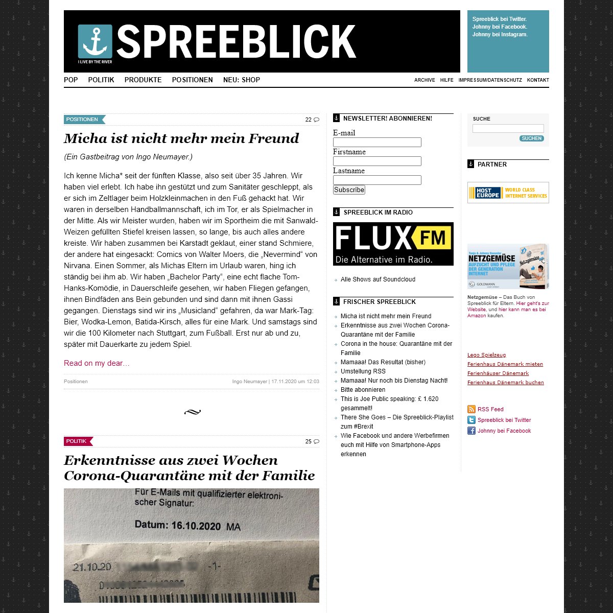 A complete backup of spreeblick.com