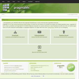 A complete backup of pragmamx.org