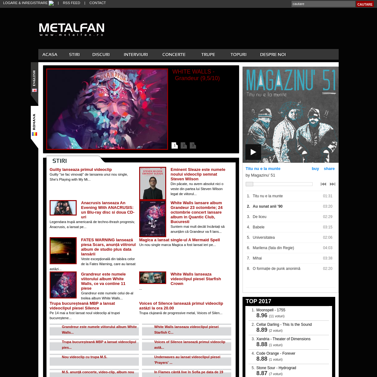 A complete backup of metalfan.ro