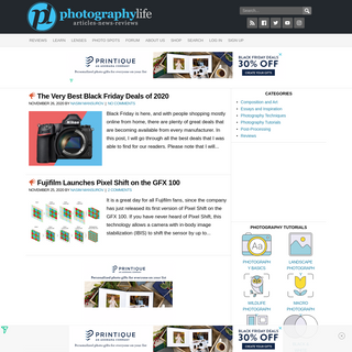 A complete backup of photographylife.com