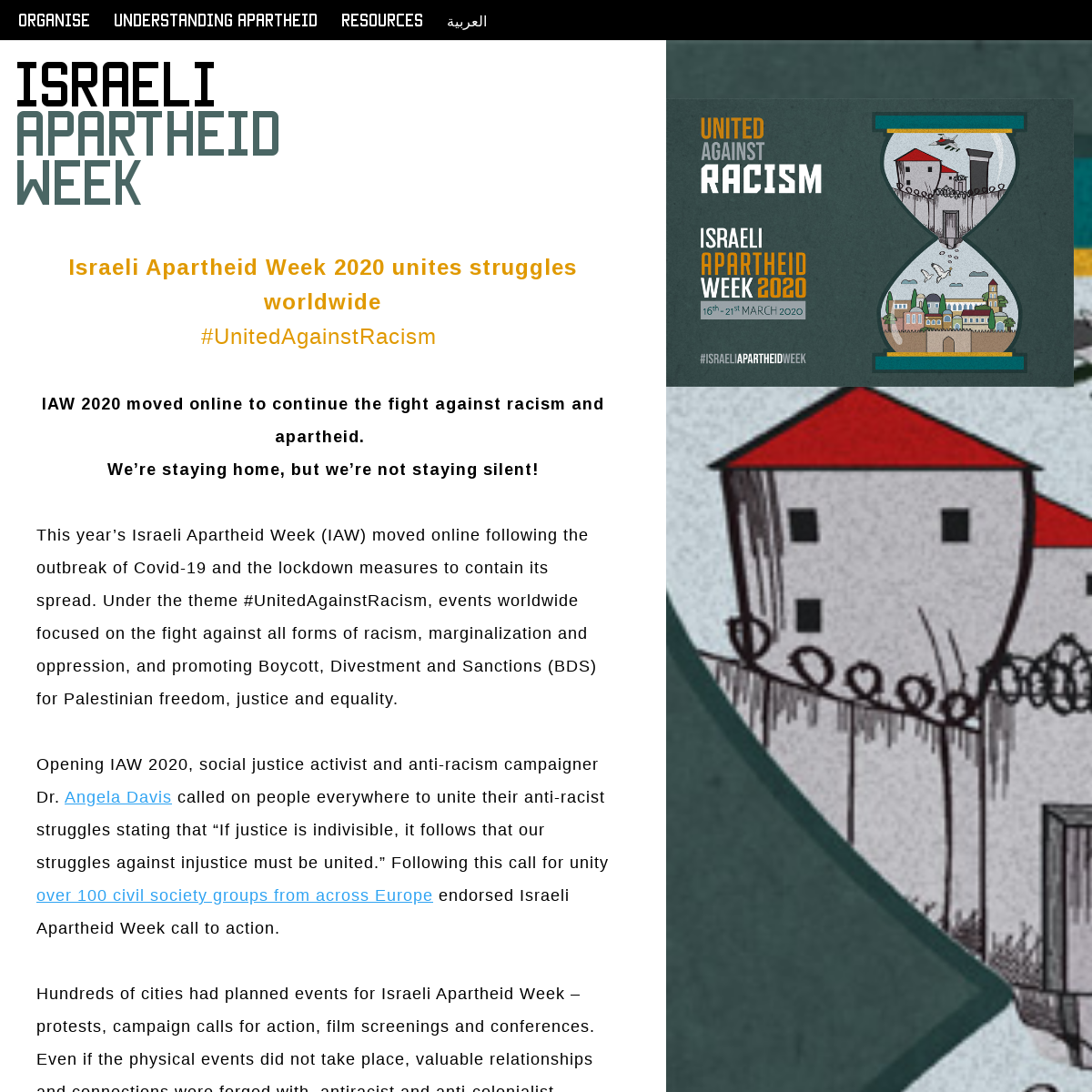 A complete backup of apartheidweek.org