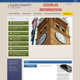 Cass County, MO - Official Website - Official Website