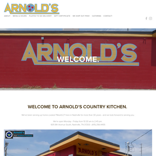 A complete backup of arnoldscountrykitchen.com