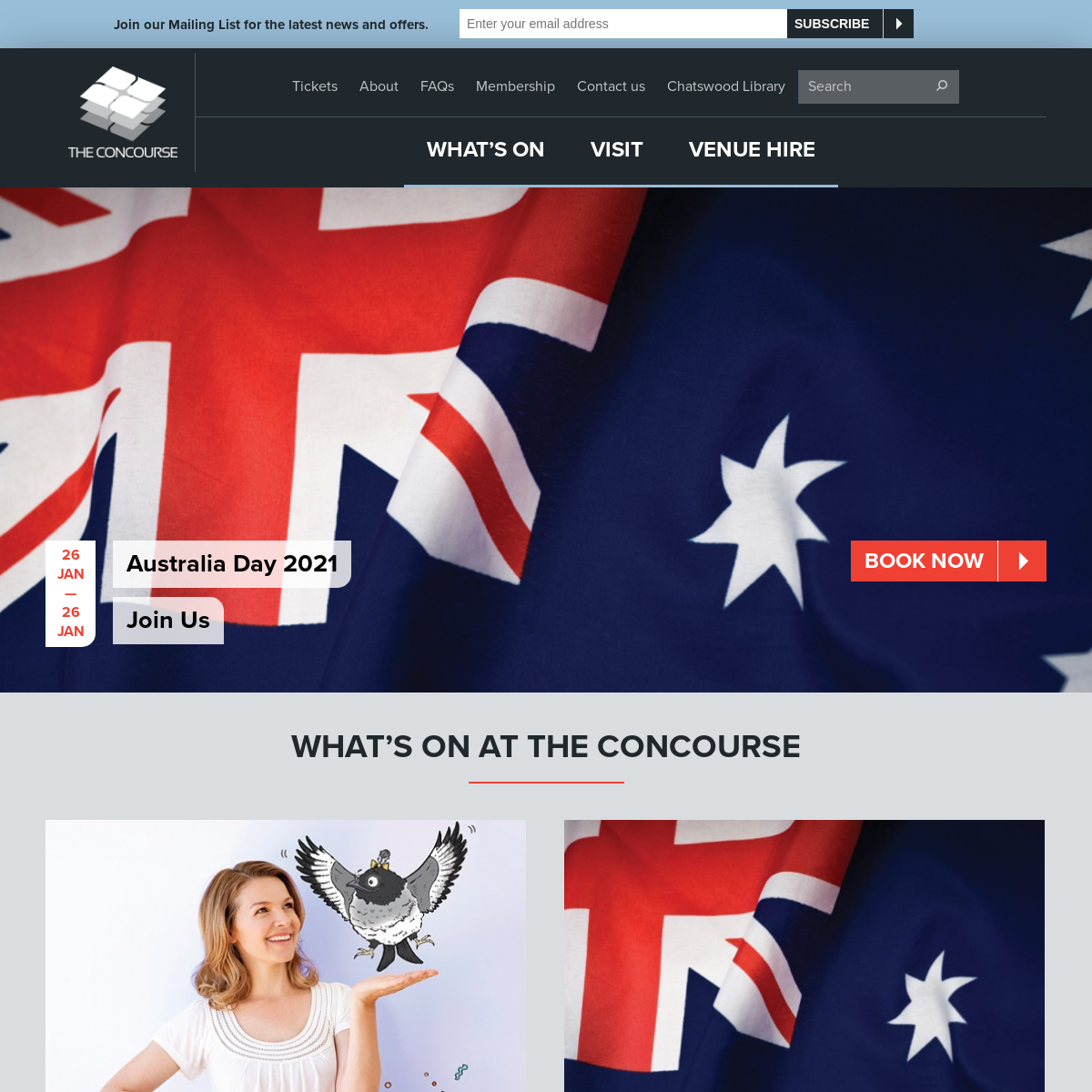 A complete backup of theconcourse.com.au