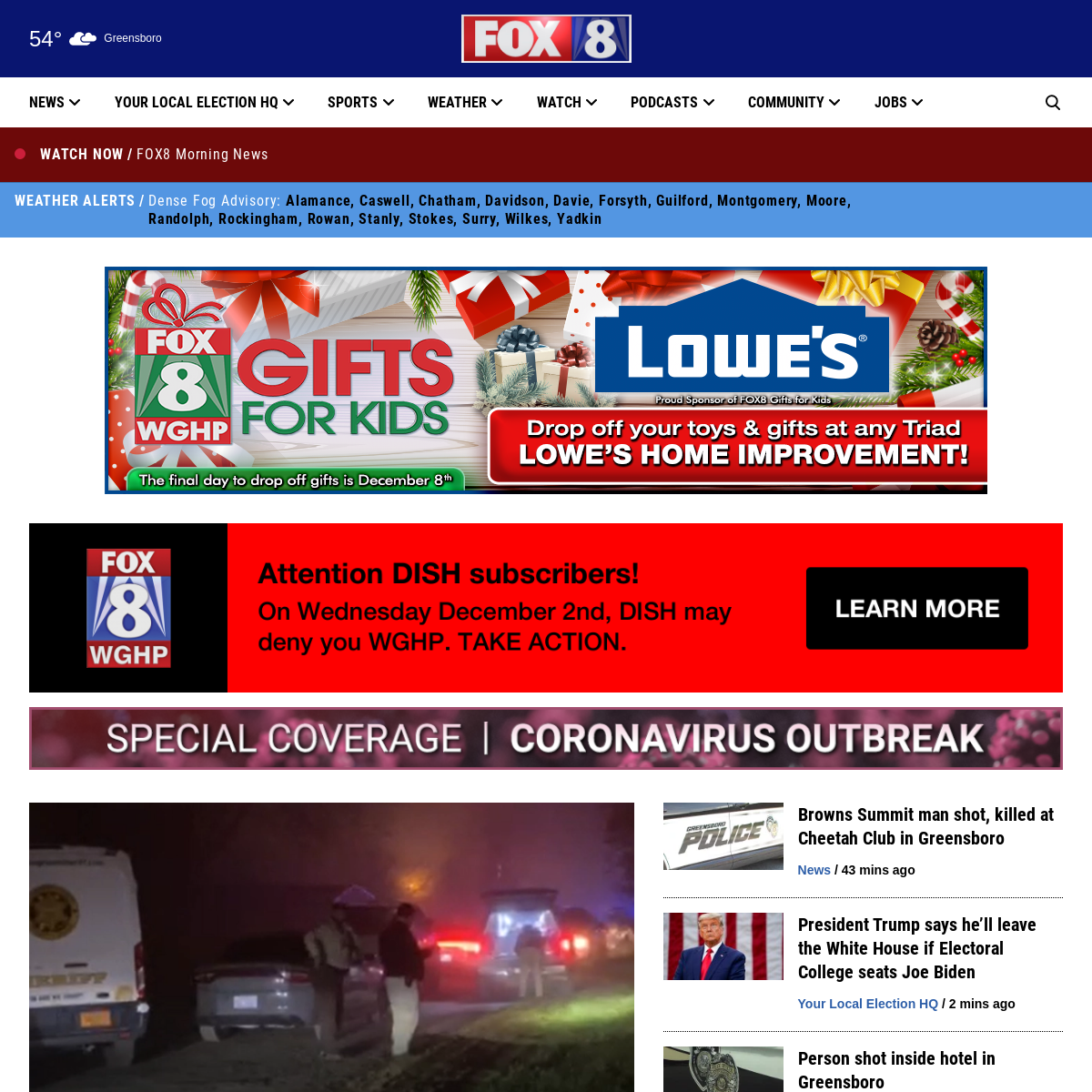 A complete backup of myfoxwghp.com
