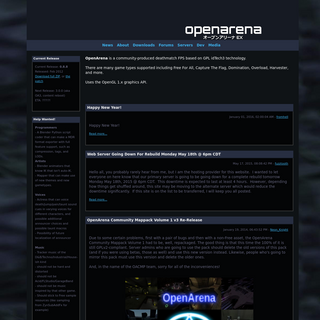 A complete backup of openarena.ws