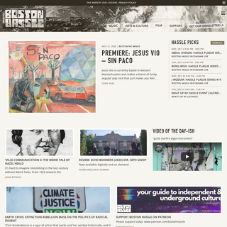 BOSTON HASSLE - Your Daily Guide To Boston-NE (Sub)Culture