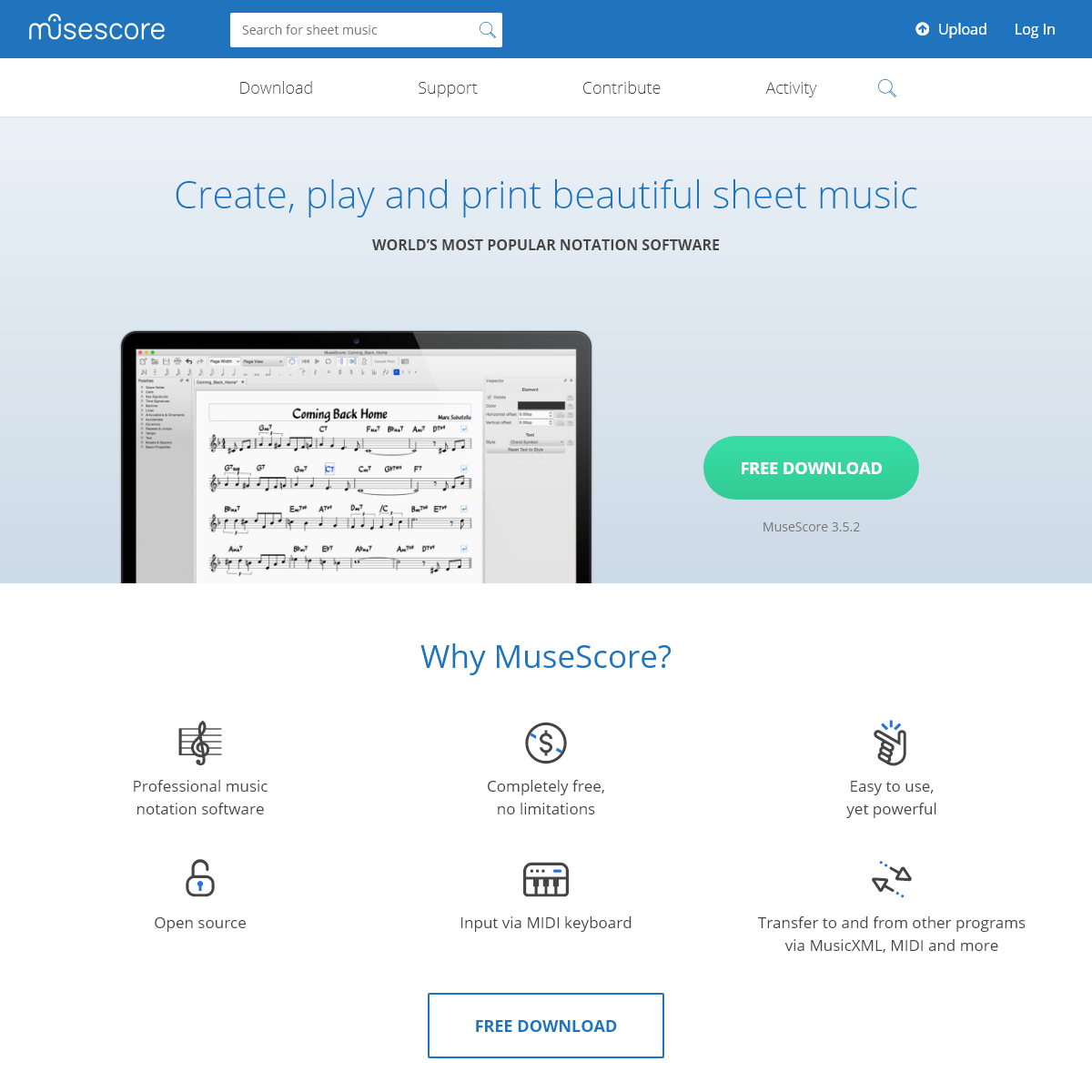 A complete backup of musescore.org