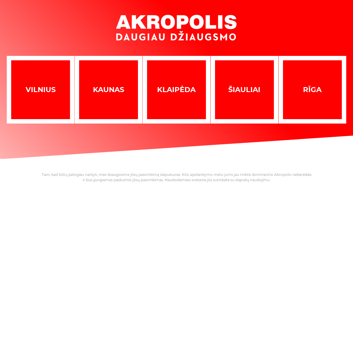 A complete backup of akropolis.lt