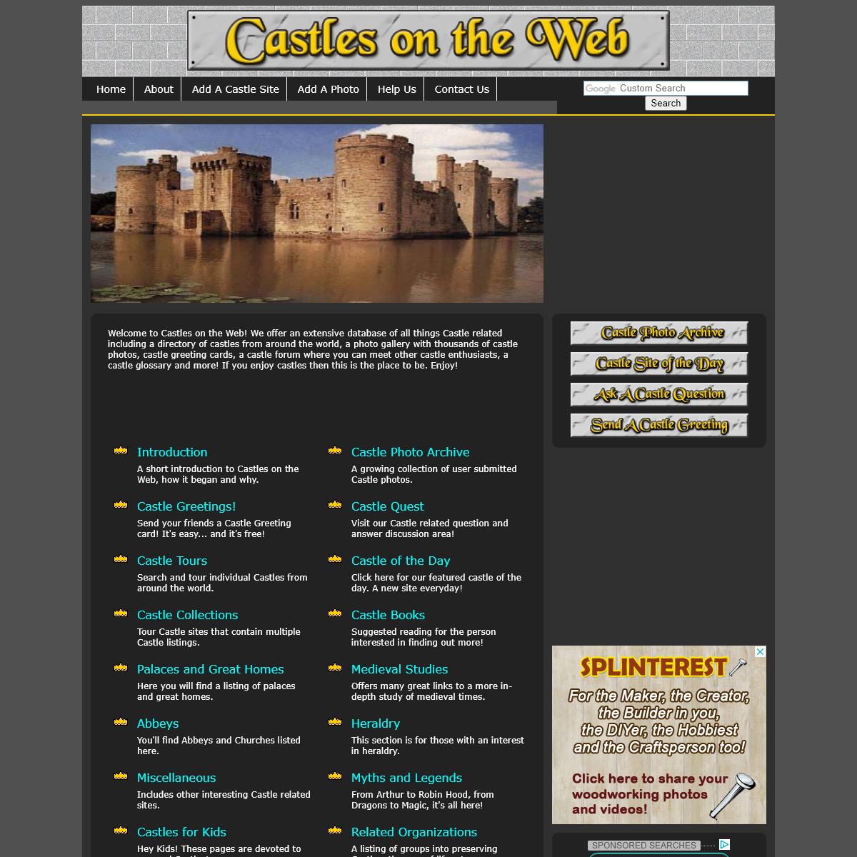 A complete backup of castlesontheweb.com