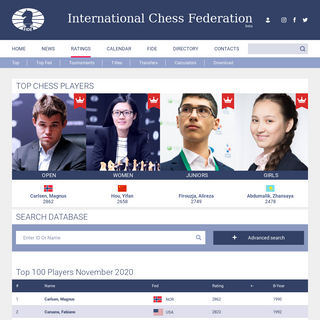 A complete backup of ratings.fide.com