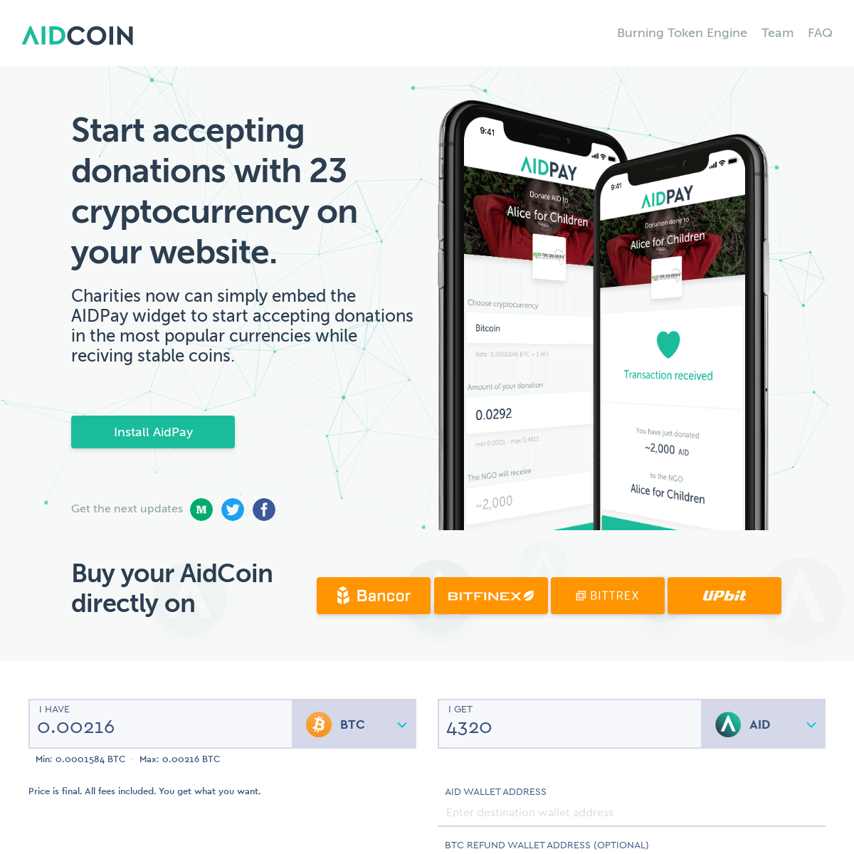 A complete backup of aidcoin.co