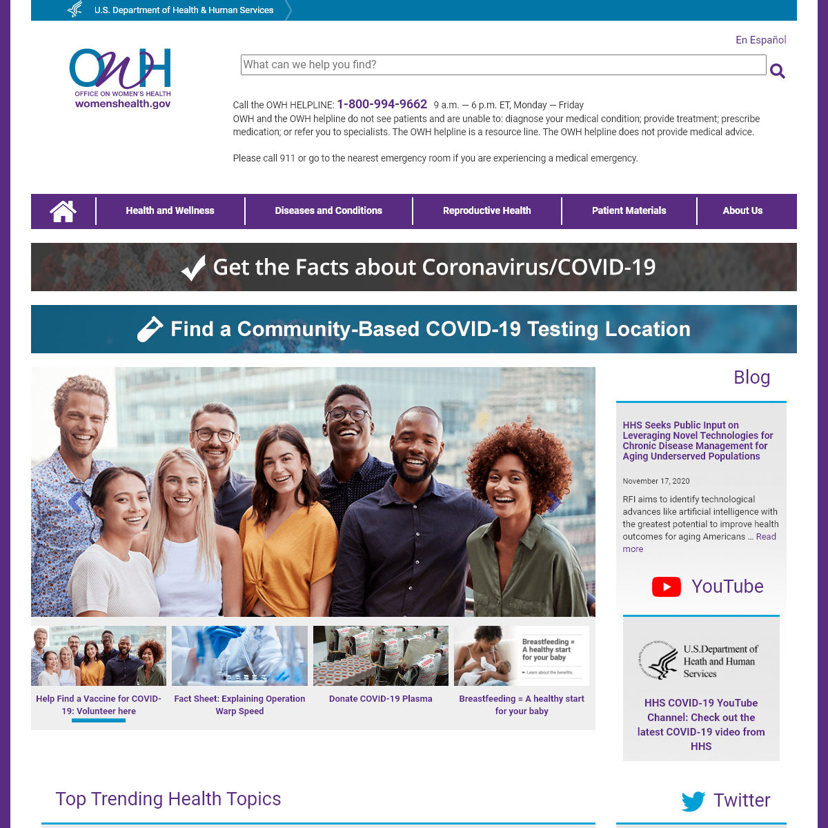 Office on Women`s Health - womenshealth.gov