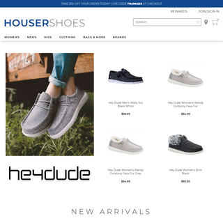 A complete backup of housershoes.com