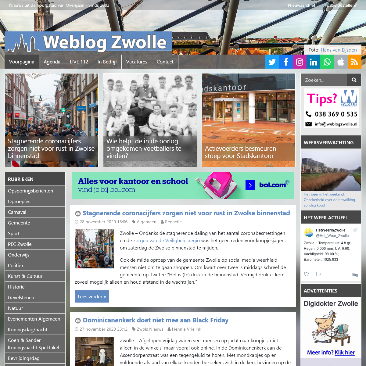 A complete backup of weblogzwolle.nl