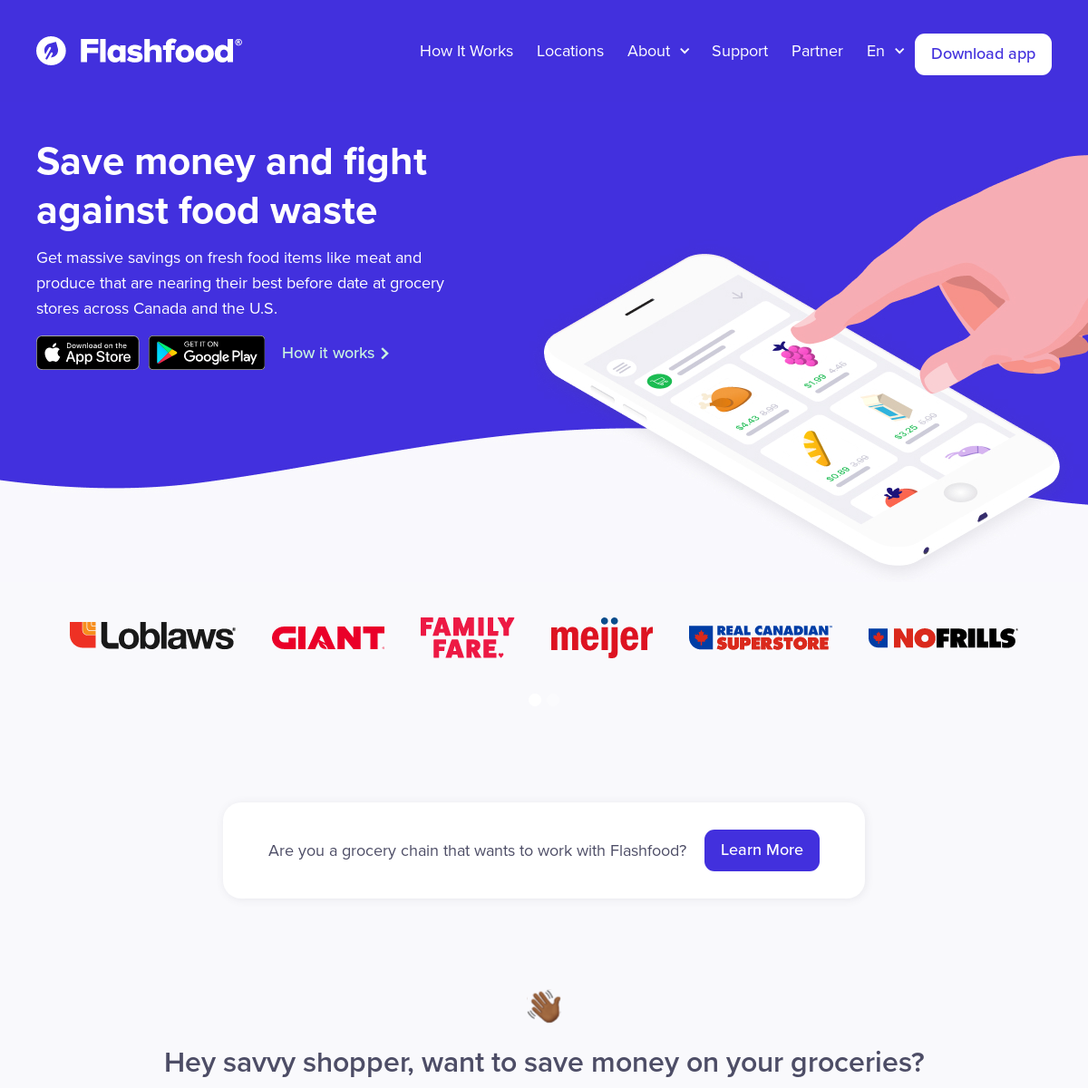 Flashfood - Save money and reduce food waste