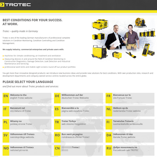A complete backup of trotec.com
