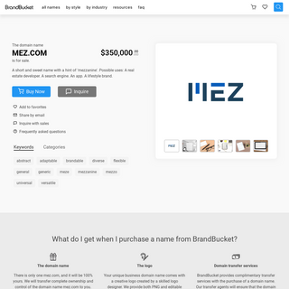 Mez.com is For Sale - BrandBucket