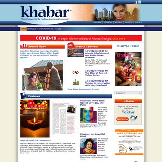 Khabar.com - Indian Magazine for Indian-American Community in Atlanta, Georgia