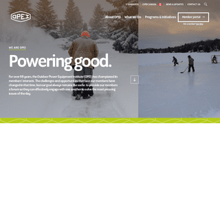 OPEI Homepage - Outdoor Power Equipment Institute