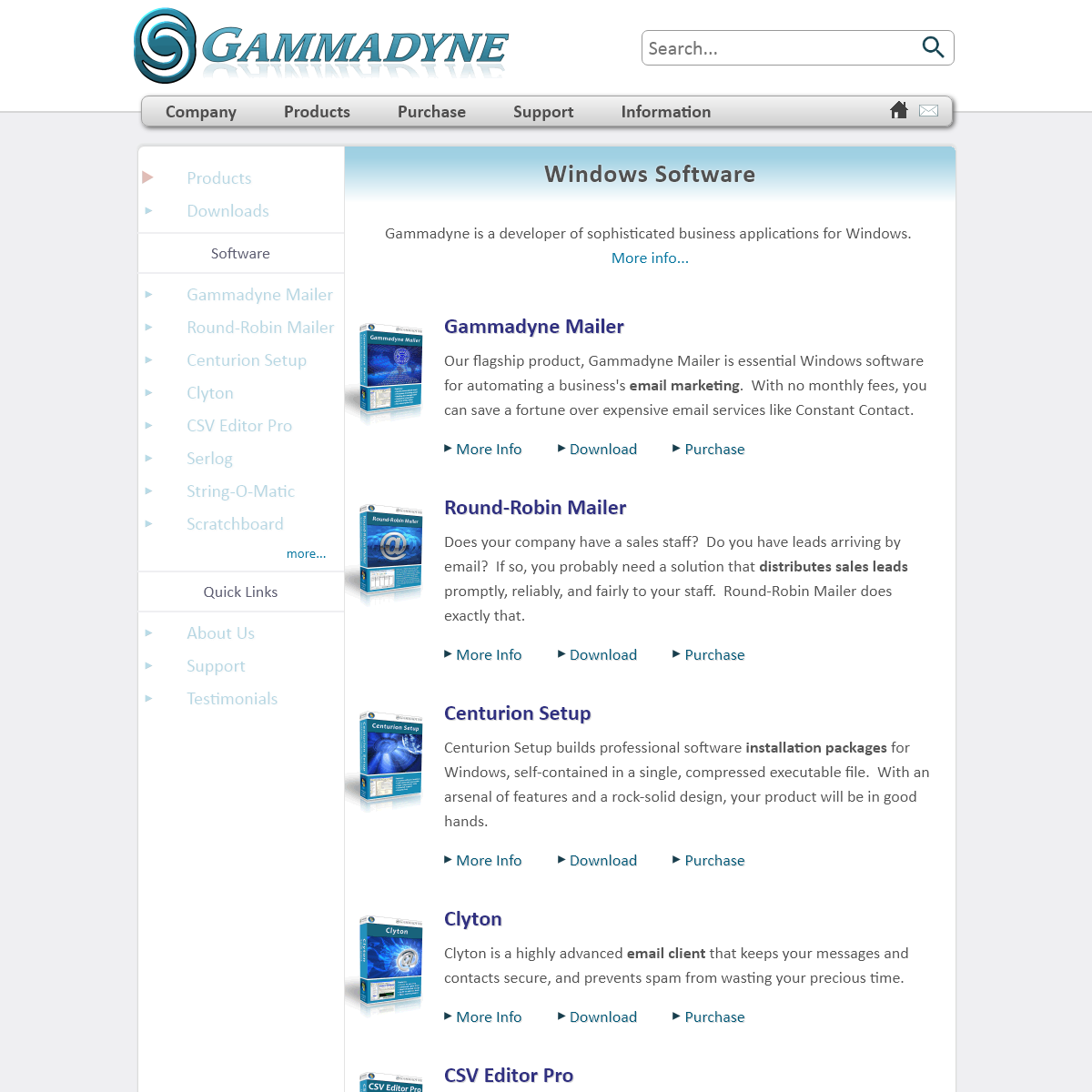 A complete backup of gammadyne.com