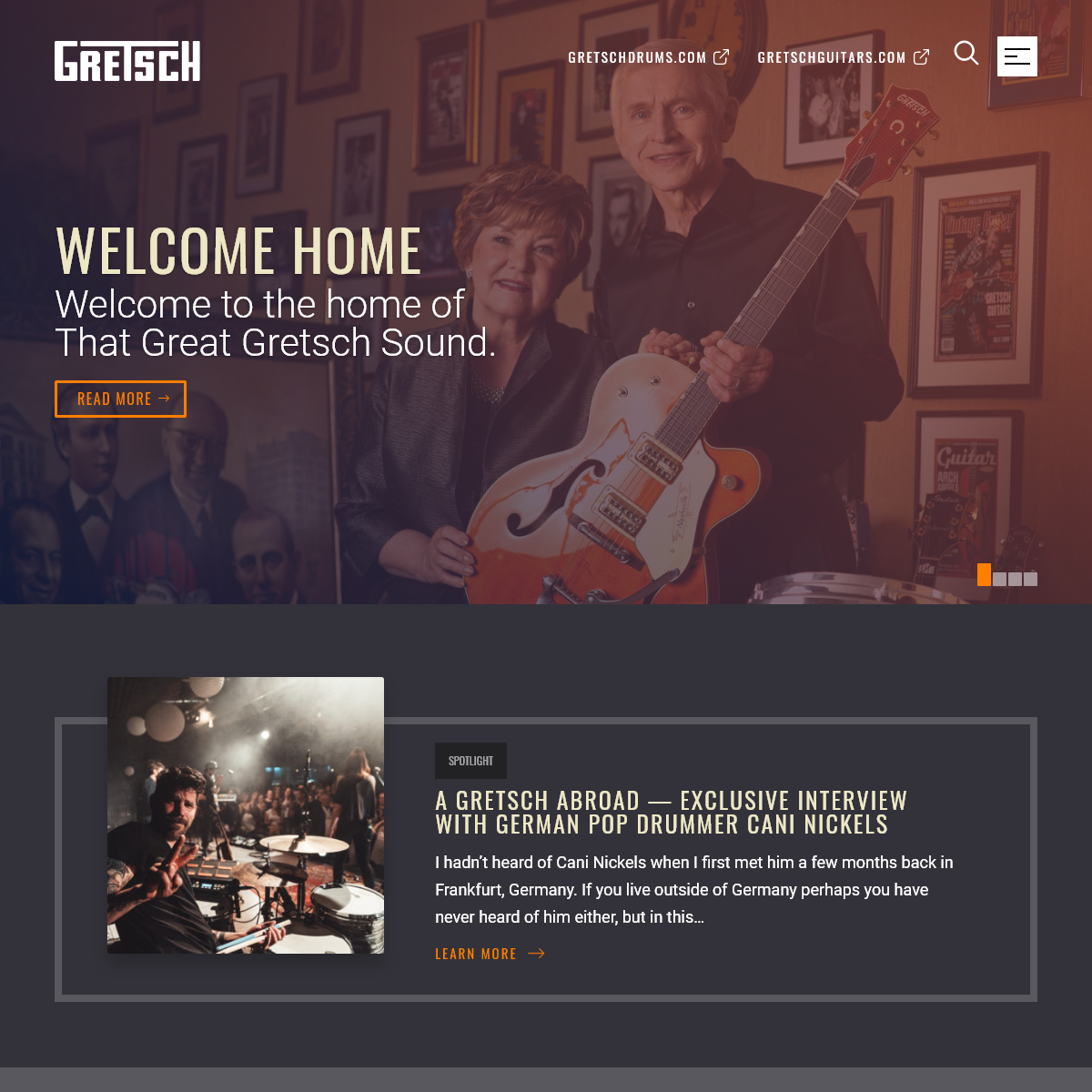 A complete backup of gretsch.com