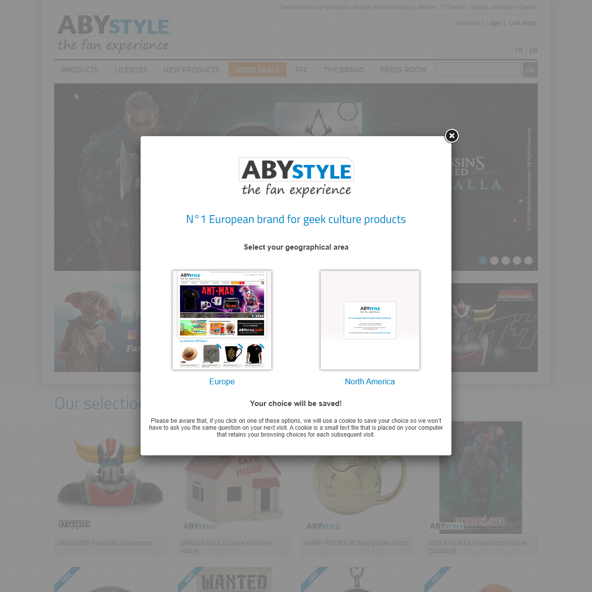 A complete backup of abystyle.com