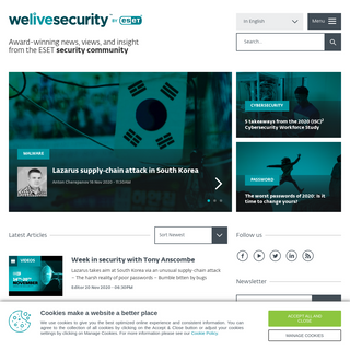 A complete backup of welivesecurity.com