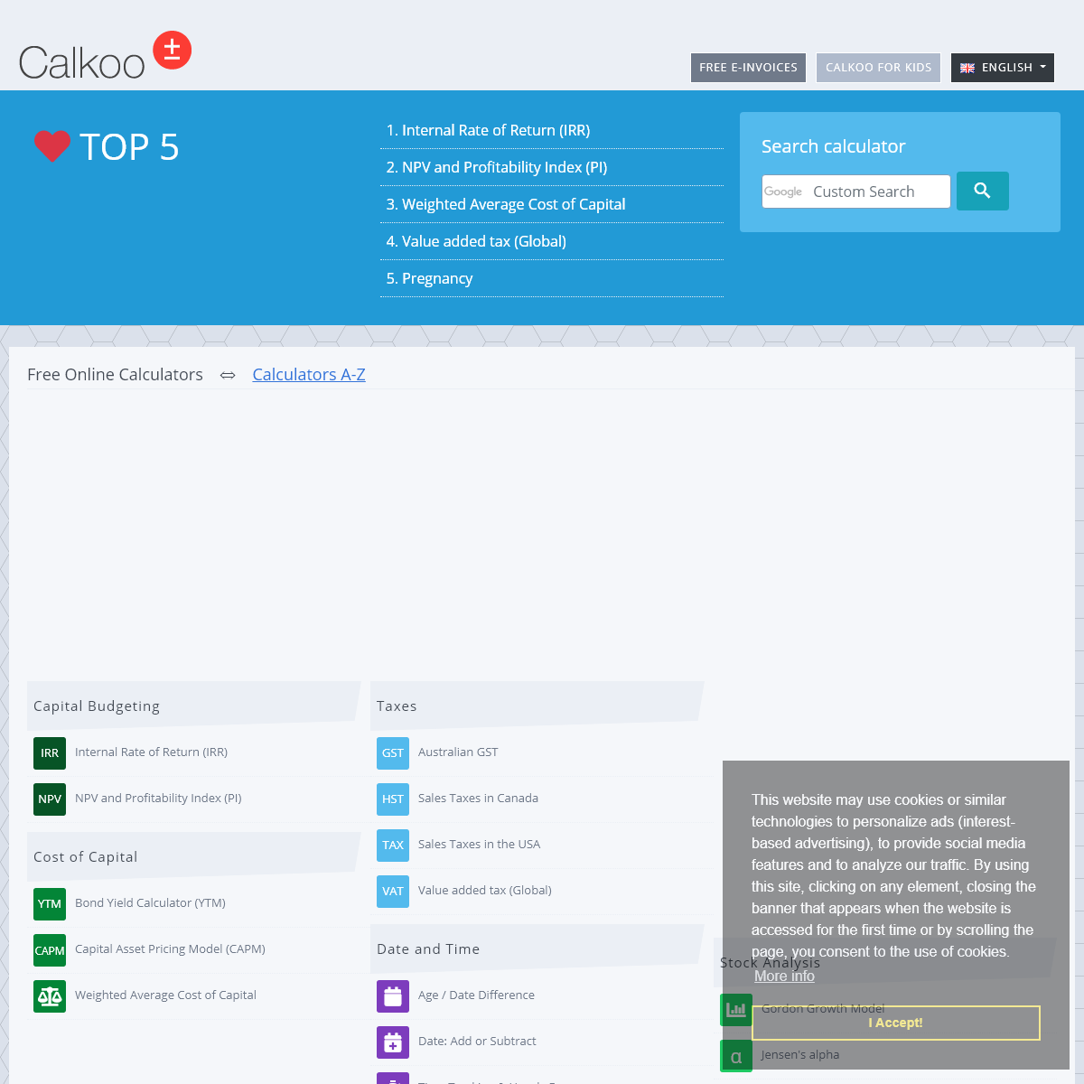 A complete backup of calkoo.com