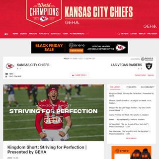 A complete backup of chiefs.com