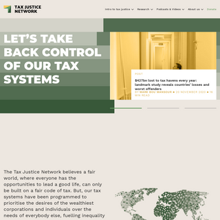A complete backup of taxjustice.net