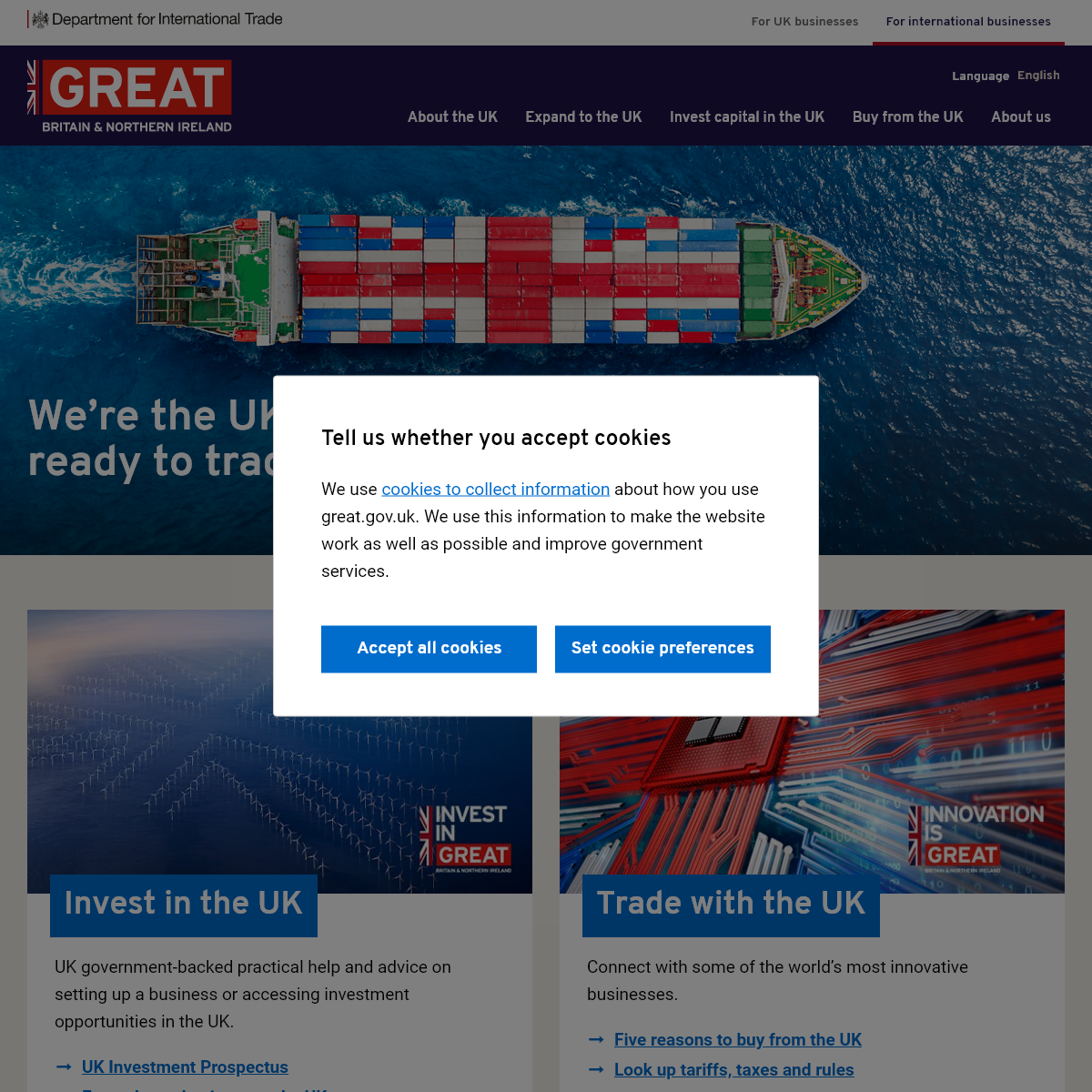 A complete backup of exportingisgreat.gov.uk
