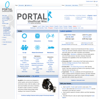 A complete backup of theportalwiki.com