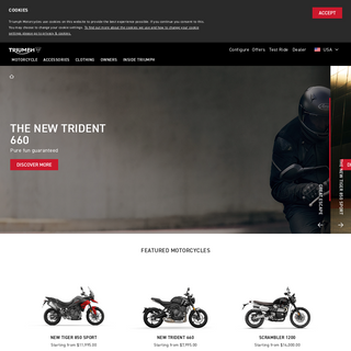 A complete backup of triumphmotorcycles.com