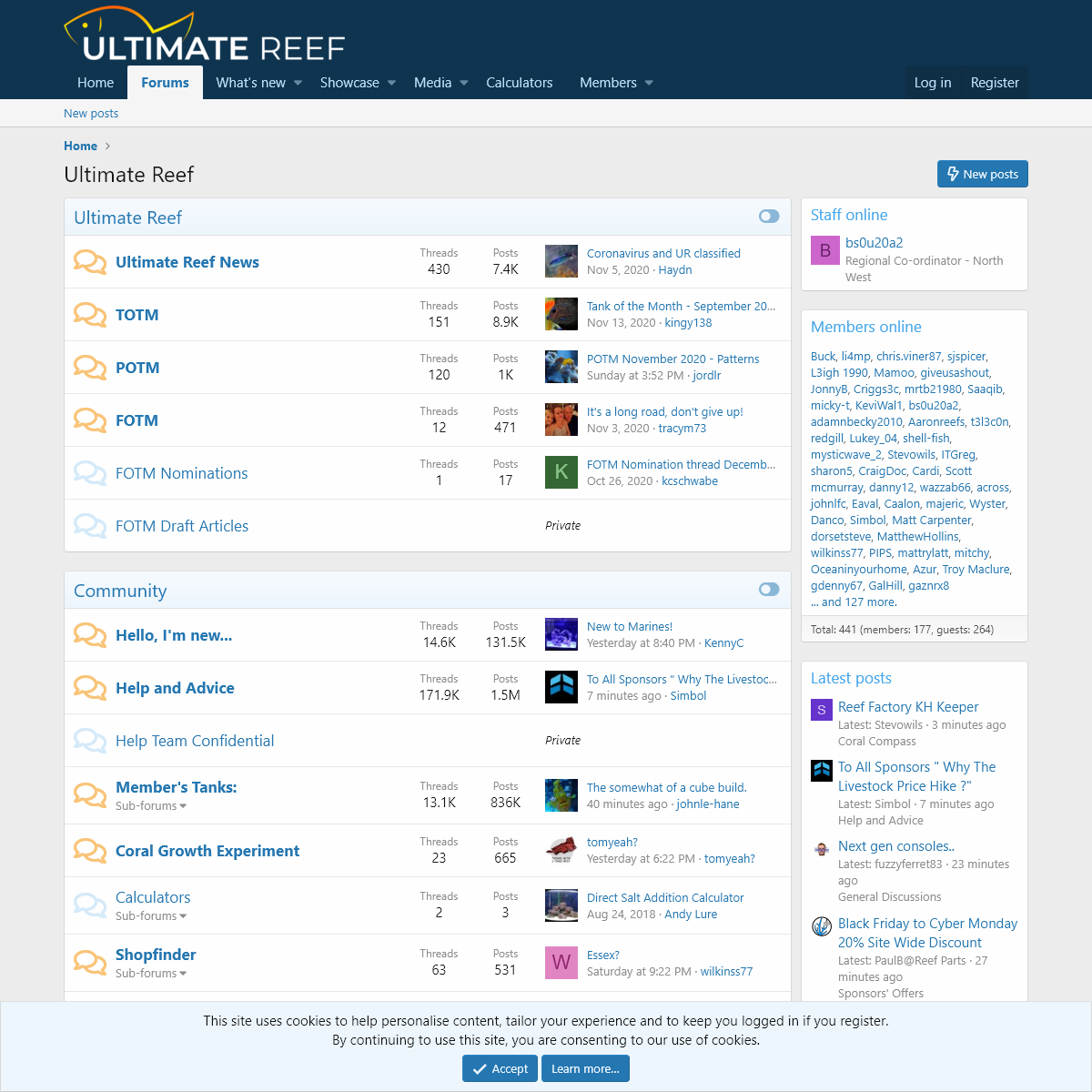 A complete backup of ultimatereef.net