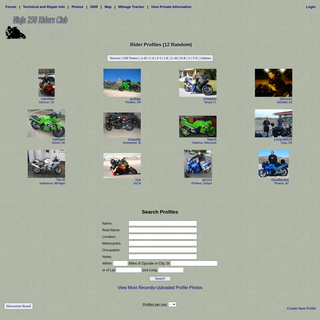 Ninja 250 Riders Club -- Profiles